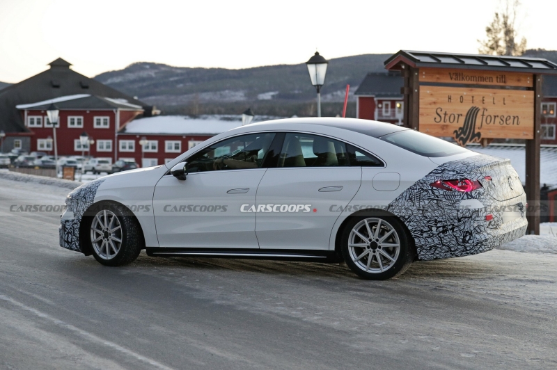 2026 Mercedes CLA Reveals Its Streamlined Body Ahead Of Impending Debut