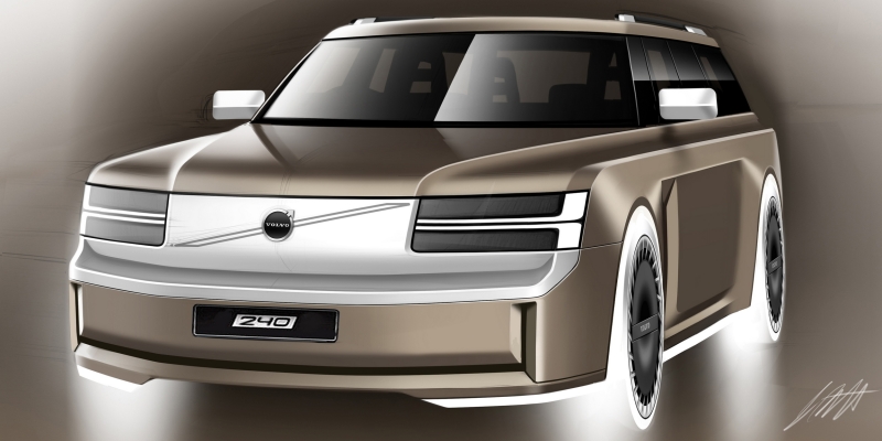 Modern Volvo 240 Design Study Proves Boxy Can Be Sexy Again