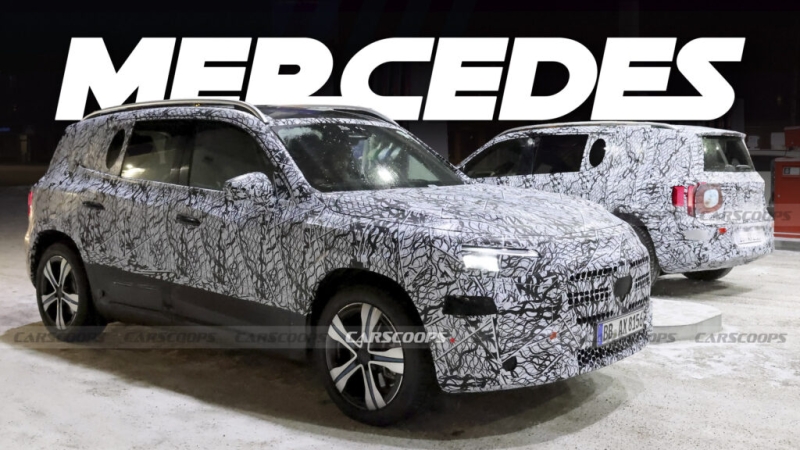 2026 Mercedes GLB Spied With New Styling And Both EV And Gas Power