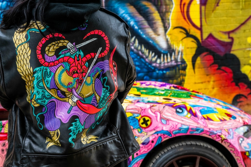 Mazda Dealer Creates A $75K MX-5 That Glows In The Dark With A Giant Godzilla Surprise