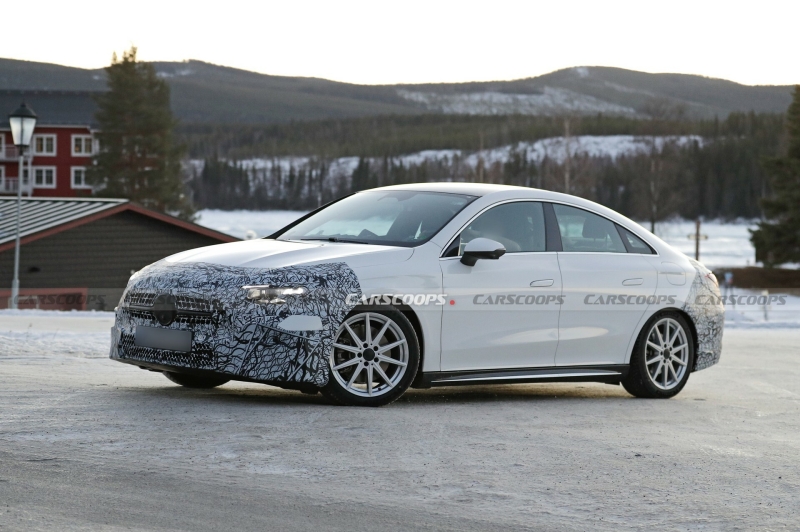2026 Mercedes CLA Reveals Its Streamlined Body Ahead Of Impending Debut
