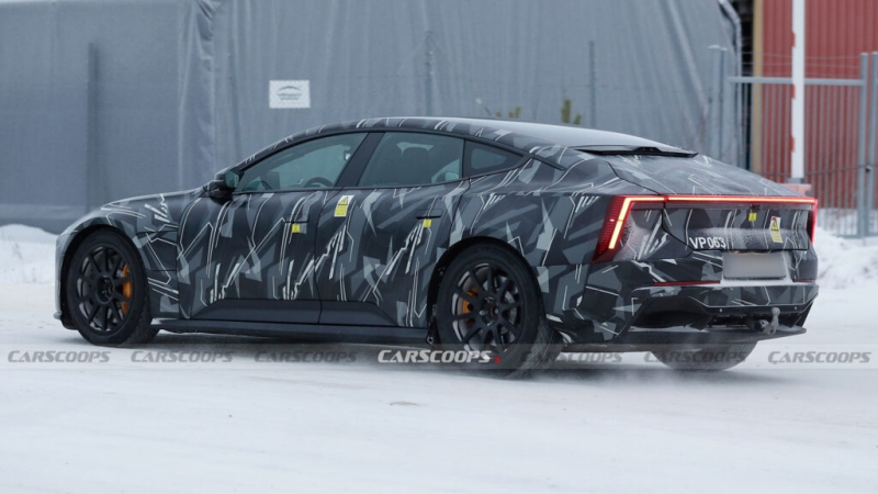 Polestar 5 Spied Testing As Porsche Taycan Rival With Nearly 900 HP