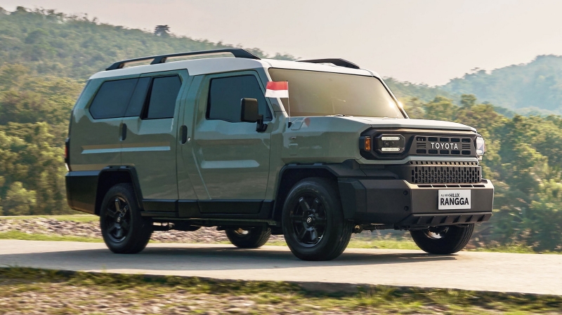 Toyota Hilux Champ Turns Into A Seven-Seater SUV