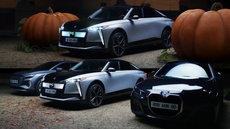 Stellantis’ DS Mocks Audi And BMW, Turns Their EVs Into Pumpkins