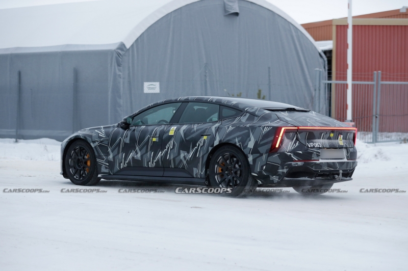 Polestar 5 Spied Testing As Porsche Taycan Rival With Nearly 900 HP