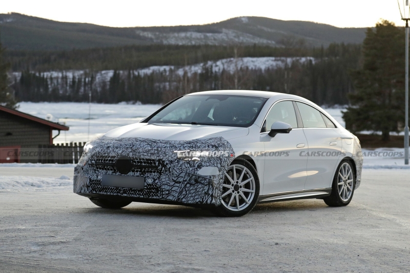 2026 Mercedes CLA Reveals Its Streamlined Body Ahead Of Impending Debut