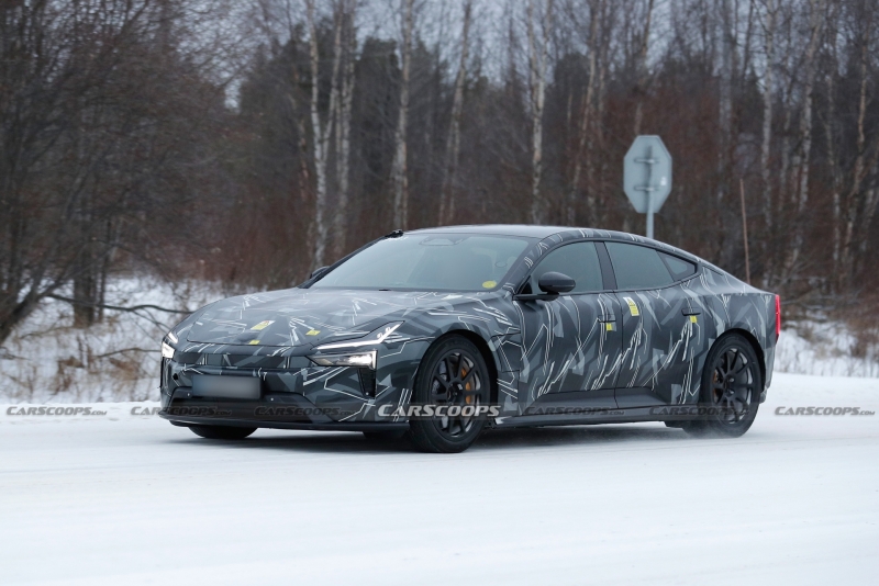 Polestar 5 Spied Testing As Porsche Taycan Rival With Nearly 900 HP