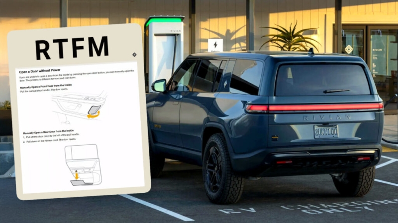 A Rivian R1S Started Smoking As Driver Was ‘Trapped’ Inside, Couldn’t Open Doors