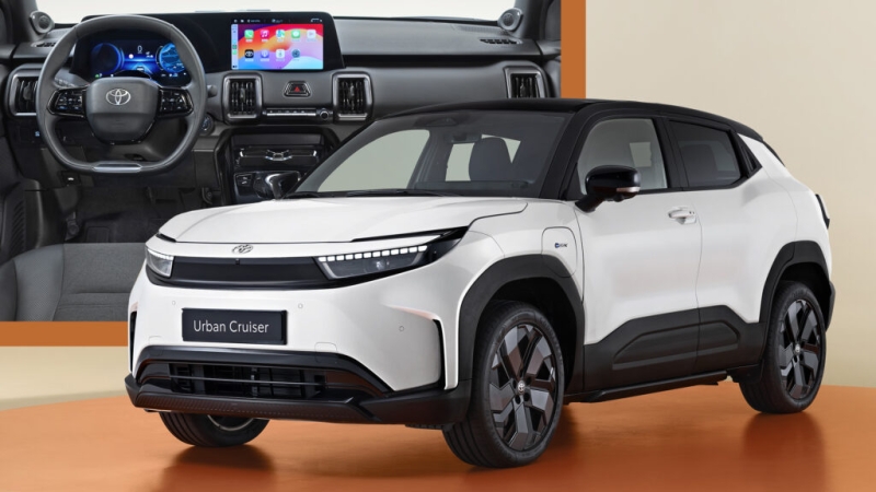 New Toyota Urban Cruiser Is An Electric Suzuki in Disguise With Up To 181 HP and AWD