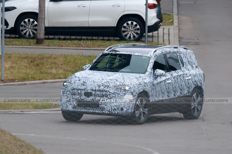 2026 Mercedes GLB Spied With New Styling And Both EV And Gas Power