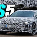 2026 Audi RS5 Avant Shows Off Hybrid Engine’s Fat Oval Tailpipes