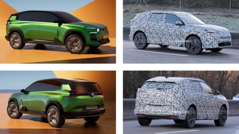 2025 Citroen C5 Aircross Stays True To The Concept In First Spy Shots