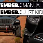Jeep Drops Its 2025 Wrangler V6 Manual-Only Act Faster Than Jersey Can Ban A Rogue Drone