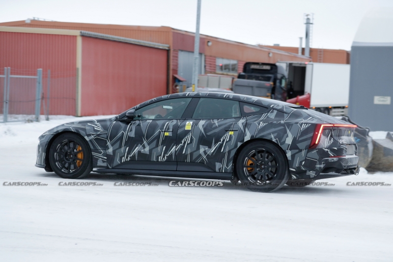 Polestar 5 Spied Testing As Porsche Taycan Rival With Nearly 900 HP