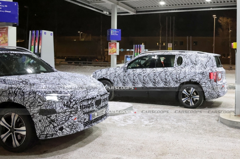 2026 Mercedes GLB Spied With New Styling And Both EV And Gas Power