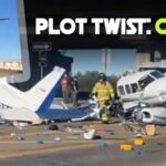 Airplane Runs Out Of Fuel And Crashes Into Cars On Texas Highway, Everyone Survives