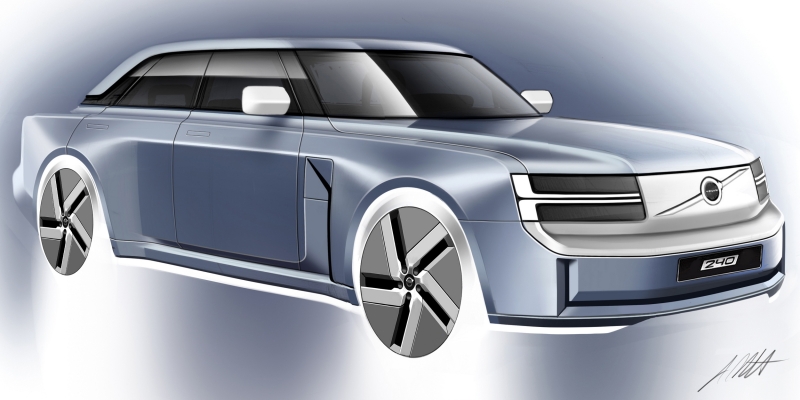 Modern Volvo 240 Design Study Proves Boxy Can Be Sexy Again